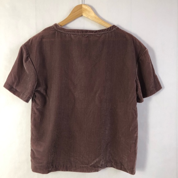 Calvin Klein Short Sleeve Velvet Tee - Picture 6 of 8